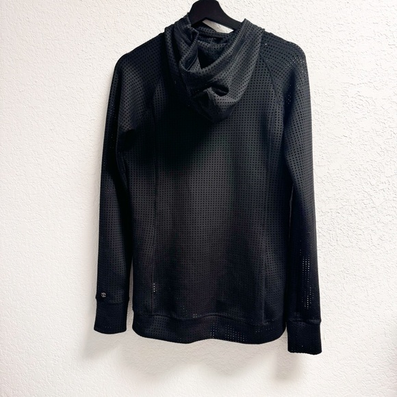 Calia Black Perforated Performance Longline Hoodie Womans SM - Picture 8 of 10